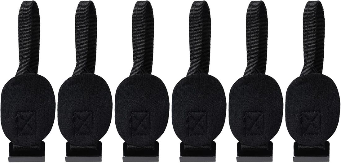 Asinking Roof Bag Door Hooks, 6-Pack